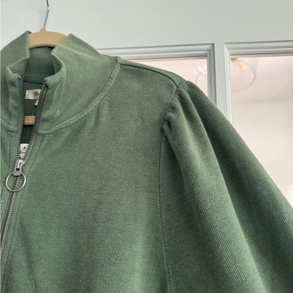 NWT Madewell Garment-Dyed Terry Zip-Up Sweatshirt - Picture 3 of 7